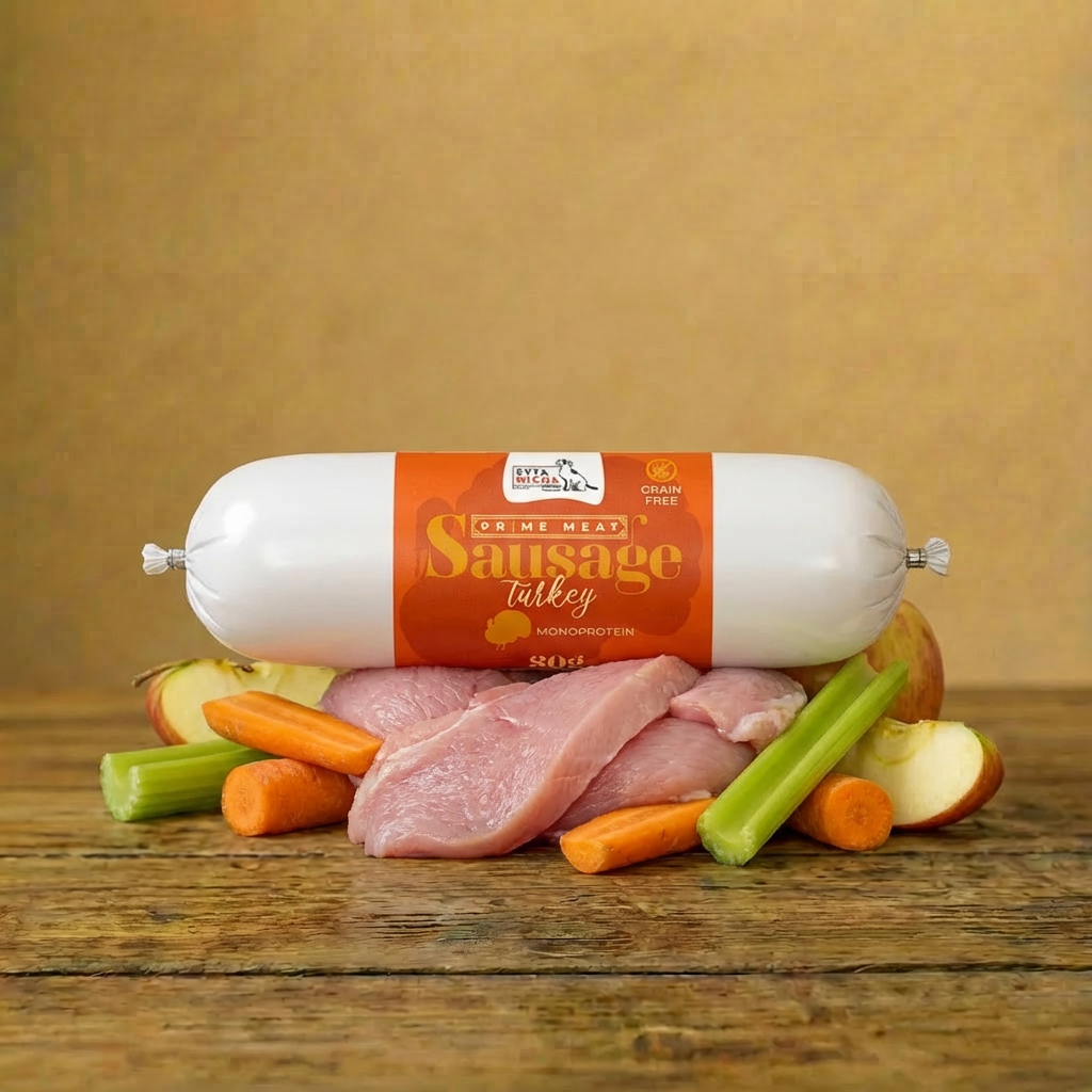 Syta Micha - Prime Meat Kiełbaska - Indyk 80g