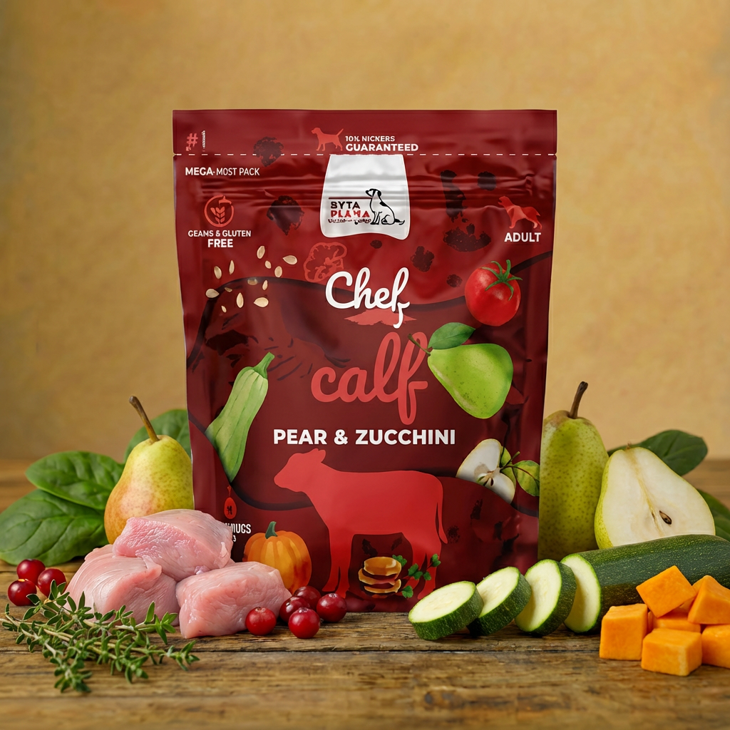 Syta Micha CHEF - Adult Cielęcina, gruszka i cukinia 1.5kg