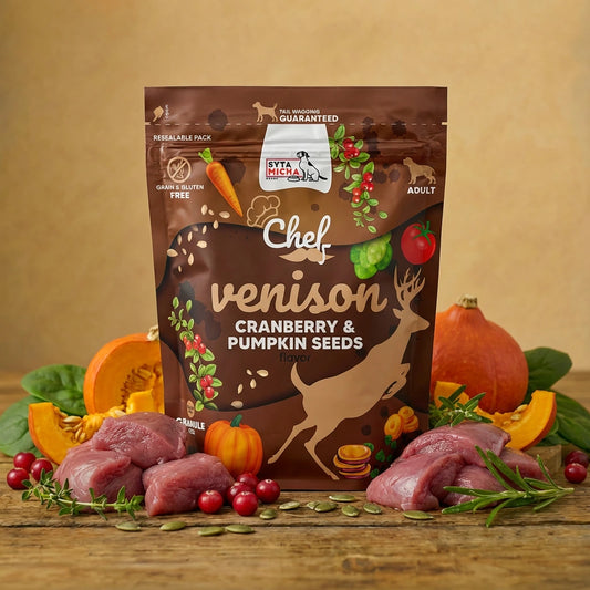 Syta Micha CHEF - Adult Dziczyzna, żurawina i pestki dyni 1.5kg