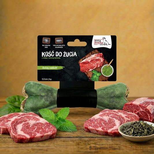 Syta Micha Kość do żucia dla psa na świeży oddech 13,5