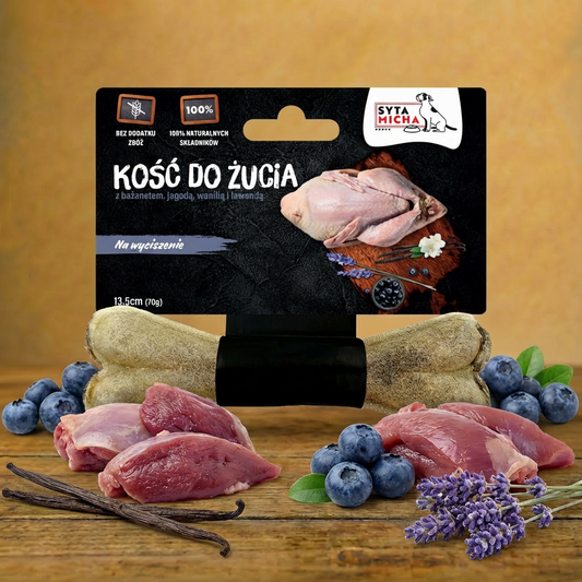 Syta Micha Kość do żucia dla psa na wyciszenie 13,5 cm