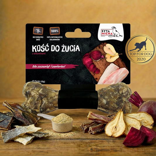 Syta Micha Kość do żucia dla szczeniąt i seniorów 13,5 cm