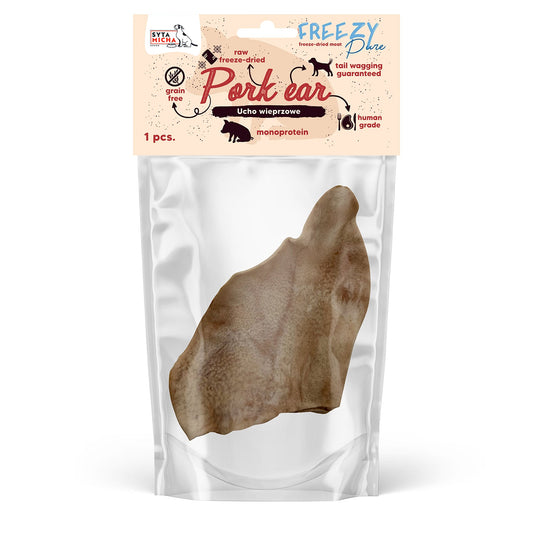 Syta Micha – FREEZY Pure 1szt – 100% liofilizowane ucho wieprzowe