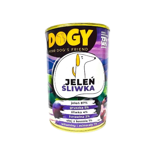 DOGY - Karma mokra Jeleń ze Śliwką