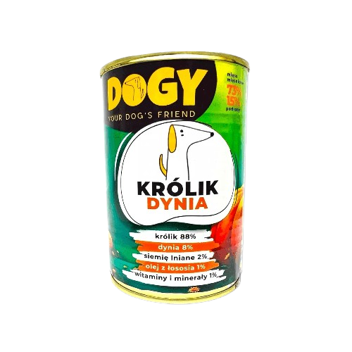 DOGY - Karma mokra Królik z Dynią