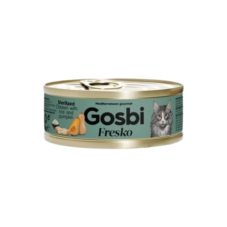 GOSBI kot FRESKO Sterilized - Kurczak/Ryż/Dynia70g