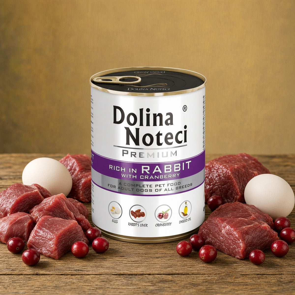 Dolina Noteci Premium – bogata w królika z żurawiną 800g