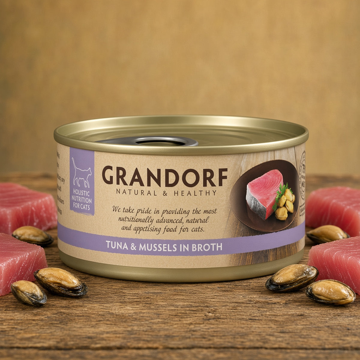 Grandorf Tuna Fillet & Mussels – 70g