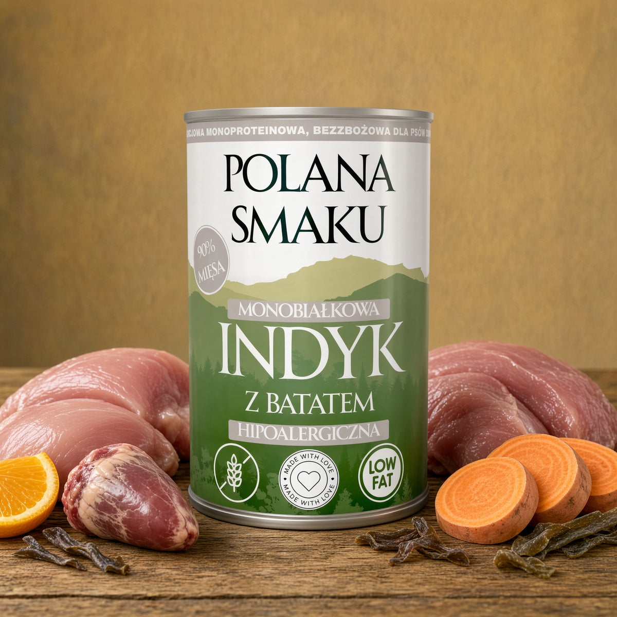 Polana Smaku – Indyk z batatem 400g