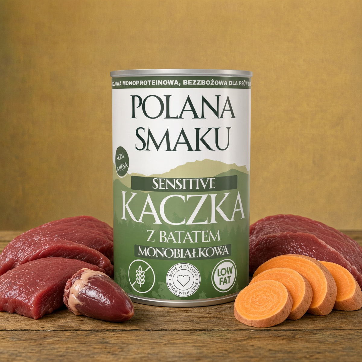 Polana Smaku – Sensitive Kaczka z batatami 400g