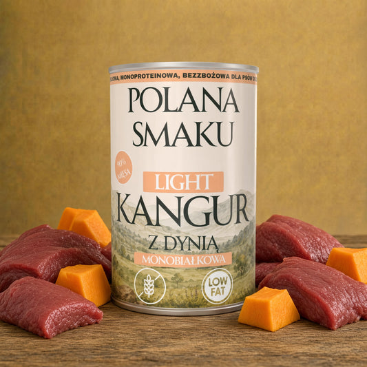 Polana Smaku – LIGHT Kangur z dynią 400g