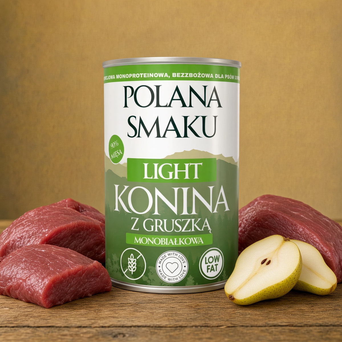 Polana Smaku – LIGHT Konina z Gruszką 400g