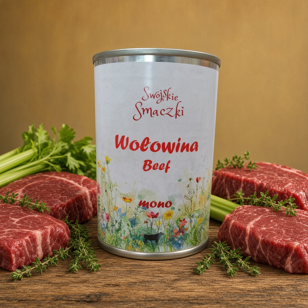Swojskie Smaczki Mono Wołowina 400 g – karma mokra dla psa